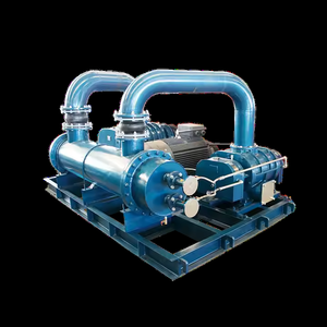 Souffleur industriel à haute pression à double étage 11 kW 15 CV Roots Pd Blowers Tri Lobe Silencer électrique 380 V pour gaz - Product Image 5