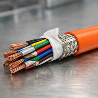 Cable de Cadena Portacables Duradero de 5 Millones de Ciclos con Cubierta de Nitrilo Resistente al Aceite para Máquinas CNC, Cable de Control Altamente Flexible