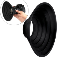 YEAH Pare-soleil pliable en silicone anti-reflet pour objectifs d'appareil photo reflex et hybrides de 30 à 90 mm