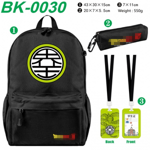 9 estilos Anime Mochilas escolares Dragon <span class=keywords><strong>DBZ</strong></span> <span class=keywords><strong>Mochila</strong></span> de nailon + Tarjetero + Bolsa de lápices (juego) - Product Image 5