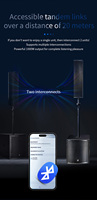 Système de colonne de sonorisation active LH L112A 12 pouces avec DSP, puissance de 150 W, réponse en fréquence de 100 Hz à 18 kHz pour karaoké et scène