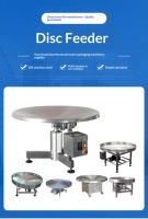 Empileur de disques en acier inoxydable, alimentateur rotatif à plateaux pour le stockage des produits finis (arachides, noix de pin, noix de pécan)