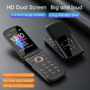 <span class=keywords><strong>Téléphone</strong></span> à clapet pour seniors <span class=keywords><strong>avec</strong></span> clavier, 2.4 4G LTE, double SIM, lampe de poche, allongement de la durée de veille, alliage de zinc, ultra-fin, écran externe, son clair et puissant - Product Image 4