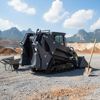 Mini-chargeuse compacte sur chenilles EPA pour l'agriculture et les travaux de terrassement
