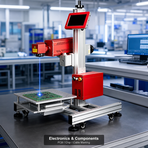 เครื่องพิมพ์เลเซอร์ CO2 ออลอินวัน แหล่งกำเนิดเลเซอร์ 10.6um ช่องต่อ USB SD ระบบระบุตำแหน่งด้วยแสงสีแดง ตัวเข้ารหัสหมายเลขซีเรียลแบบปรับเปลี่ยนข้อความได้ - Product Image 6