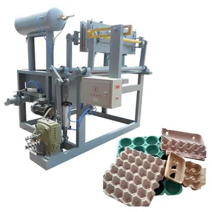 1300pcs Per Hour Capacity High Quality Semi-auto Pulp Molding Machines Making Egg Tray India