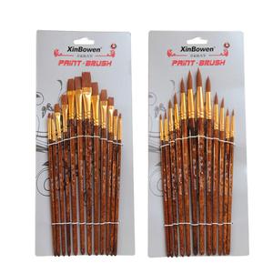Paint Brush Set Hog Hairs Painting Brushes with a Carrying Case Perfect for Oil, Watercolor and Gouache Painting - Product Image 6