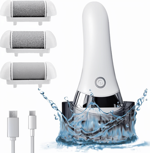 Appareil électrique professionnel pour éliminer les callosités des pieds - Outil de <span class=keywords><strong>pédicure</strong></span> imperméable rechargeable, exfoliant pour peaux dures, kit de soin pour les voyages - Product Image 1