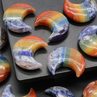 טבעי מלוטש כוכב קריסטל אבן שבע הצ 'אקרות הילה gems קישוטי לאנרגיה ריפוי רוחני עיצוב הבית מתנה