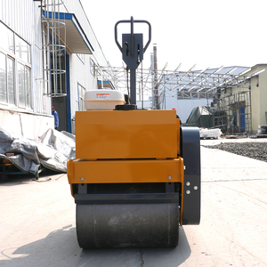 Honda Motorlu 5.5HP Asfaltlı Hidrolik Tahrikli Çift Tamburlu Yürüme Tipi Titreşimli Yol Silindiri - Product Image 2