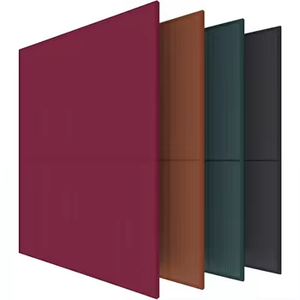 Pannello Solare Estetico Colorato BIPV 380-420W Modulo Fotovoltaico N-type TOPCon Arancione Rosso Blu Grigio per Facciate di Edifici e Tetti - Product Image 1