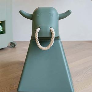 Chaise berçante d'animal de dessin animé d'enfants en plastique durables de vente chaude pour l'appartement d'école de jardin d'enfants - Product Image 5