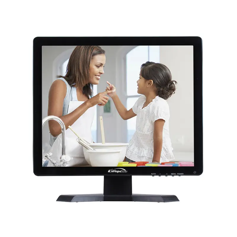 Industrial Full Hd 1080P 15 pulgadas 17 pulgadas cuadrado pantalla LED LCD TV de pantalla Monitor