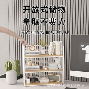 <b>Kitchen</b> Storage <b>Rack</b> Countertop Multifunctional Condiment Organizer With Compartments Desktop Rectangular Standing Type - Product Image 4