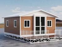 Maison Portable Préfabriquée Extensible en Conteneur avec Salle de Bain pour Bureau – Durable, en Bois et Acier