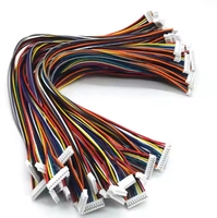 Personnalisé 1.0mm 1.25mm 1.5mm 2.0mm 2.54mm pas 2/3/4/5/6 broches fil électrique et prise femelle JST SH ZH PH XH câble pour usage industriel