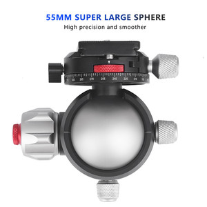 <span class=keywords><strong>Manveo</strong></span> H550 accessoires de chasse en aluminium double tête sphérique de trépied panoramique - Product Image 6