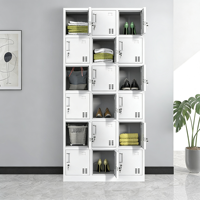 Armoire de classement en fer extensible moderne à cinq sections avec 2 tiroirs et 2 serrures - Armoire de rangement pour bureau, archivage et informations