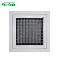Grille de ventilation en aluminium pour système CVC, grille de retour d'air en métal pour plafond, grille filtrante en nid d'abeille