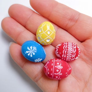 100 Piezas de Huevos de Pascua en Miniatura, Decoraciones de Pascua, Manualidades, Regalo para Niños, Adorno para Fiestas de Pascua en Casa - Product Image 3