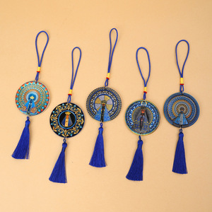 Ciondolo <span class=keywords><strong>Madonna</strong></span> Nera in Resina per Decorazione Casa e Accessorio Borsa, Regalo dalla Fabbrica di Accessori Transfrontalieri - Product Image 1