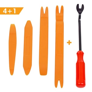 L-HT0240 5 pezzi Kit di rimozione della leva per la rimozione della porta dell'auto Kit di rimozione <span class=keywords><strong>Audio</strong></span> del cruscotto Kit gancio di rimozione di dimensioni miste clip di fissaggio strumenti di riparazione - Product Image 3