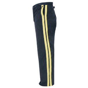 Contrast Stripe Men Trousers Straight Leg Casual <b>Pants</b> Custom Requirement Logo Workwear Uniform Bottoms - Product Image 1