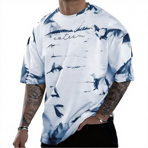 Camiseta de manga corta para hombre, personalizada, a cuadros, transpirable, de punto, formal, con estampado, para verano, venta al por mayor, personalización OEM. - Product Image 4