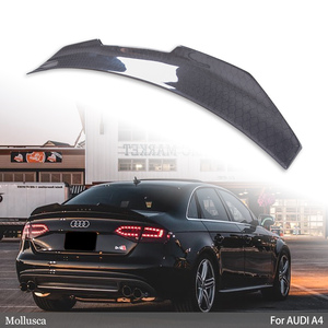 For B8 PSM Style Real Honeycomb Carbon Fiber Material <b>Rear</b> <b>Spoiler</b> Trunk Wing 2008-2011 - Product Image 1