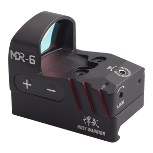 Mira Telescópica de Punto Rojo Holy Warrior MDR-6, Nueva, de Plástico, Compatible con Montura Weaver de 20 mm, para Caza - Product Image 6