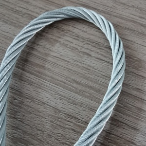 สายเคเบิลลวดเหล็กคาร์บอนสูง ได้รับการรับรองมาตรฐาน ISO9001 ชุบสังกะสี โครงสร้าง <span class=keywords><strong>7X19</strong></span> 7X7 สายเคเบิลโลหะ ผลิตซีลเชื่อม - Product Image 5