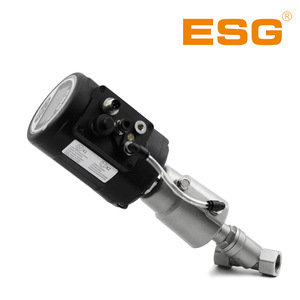 วาล์วควบคุมแบบสัดส่วนนิวแมติกชนิดเกลียว ESG ใช้ไฟ DC 24V แรงดัน 0-1 MPa แบบไหลเชิงเส้น สำหรับเครื่องอบไอน้ำและเครื่องย้อมสี - Product Image 5