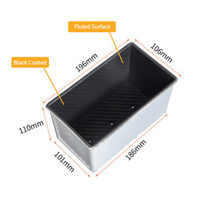 Molde antiadherente de aluminio para hornear Pan, Pan tostado con tapa, venta al por mayor - Product Image 5
