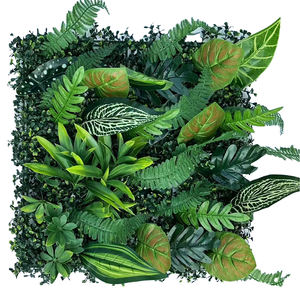 Jardín <span class=keywords><strong>vertical</strong></span> decoración de pared verde panel de fondo verde césped artificial pared a prueba de UV pared verde - Product Image 5