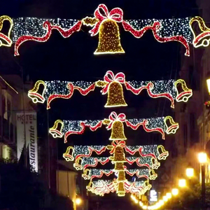 Décoration de poteau de rue de Noël pour éclairage LED extérieur et affichages commerciaux urbains - Product Image 1
