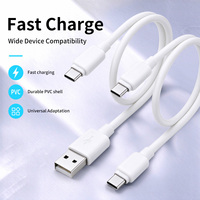Kabel Data PD 20W Pengisian Cepat Bahan TPE Tipe-C USB-C untuk iPhone 6/7/8/X/11/12/13/14 Pro Max iPad