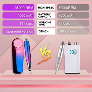 Polisseuse à <span class=keywords><strong>ongles</strong></span> Portable sans fil Rechargeable, lime à <span class=keywords><strong>ongles</strong></span> électrique acrylique - Product Image 5