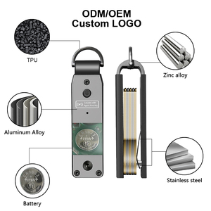 Llavero Ultrafino de Aluminio para Uso Diario, con Tornillo y Caja de Regalo, Llavero de Aluminio Puro con Anillas para Llaves - Product Image 4