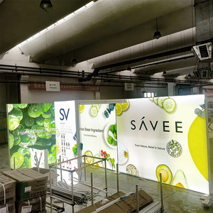 Modular Custom Design Folding Portable Advertising Aluminum <b>Frame</b> SEG Fabric LED Display <b>10x10</b> Trade Show Booth Exhibition - Product Image 4