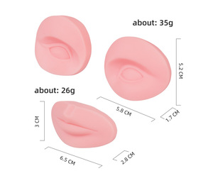 Piel de Silicona Suave 3D para Práctica de Tatuajes, para Cejas, Labios y Rostro, Entrenamiento de Microblading - Product Image 3
