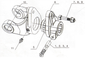 Hochwertige Zapfwelle OE 23,8*61,3 3 Monate Garantie Preisgünstige Kraftübertragung Traktor-Ersatzteile für Rotationsgeräte 15kg - Product Image 6