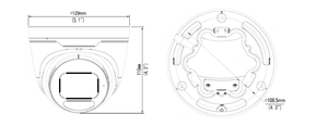 Cámara de Red <span class=keywords><strong>Uniview</strong></span> IPC3638SB-ADZK-I0-NB 2023, 8MP HD LightHunter IR VF Tipo Ojo de Pez - Product Image 2