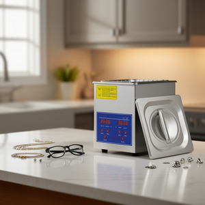 Nettoyeur ultrasonique numérique professionnel 2L, 40kHz, en acier inoxydable, pour bijoux, lunettes, nettoyage domestique - Product Image 2