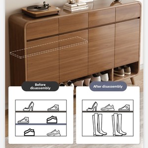 Nuovo Armadio Portascarpe in Stile Cinese, Mobile per Ingresso e Hotel di Grande Capacità con <span class=keywords><strong>Design</strong></span> Moderno e Cassetti - Product Image 4