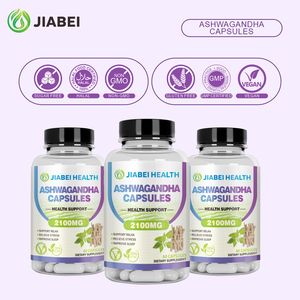 Fabricant de compléments alimentaires sur mesure, capsules d'ashwagandha personnalisées, améliore la qualité du sommeil pour les adultes, vitamines en gros - Product Image 5