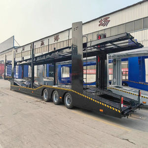 Meilleur prix 3 essieux en acier <span class=keywords><strong>voiture</strong></span> transporteur remorque <span class=keywords><strong>voiture</strong></span> <span class=keywords><strong>Transport</strong></span> semi-remorque pour <span class=keywords><strong>voiture</strong></span> transportant - Product Image 1