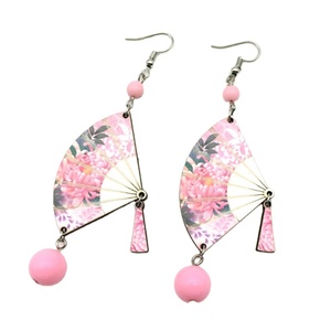 En gros 2020 boucles d'oreilles femmes bohème ventilateur forme boucles d'oreilles à la main long gland boucles d'oreilles pour les femmes - Product Image 2