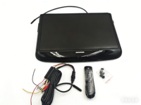 Funmodern Moniteur TV de voiture inclinable 15,6 pouces IPS à fixer au plafond avec Android 2+32G USB pour voiture