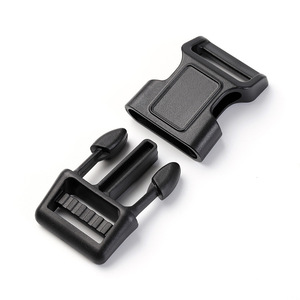 Hebilla de Liberación Lateral de Plástico de 25 mm, Negra, Duradera, Accesorio para Bolsas y Mochilas - Product Image 1