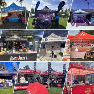 Carpas Personalizadas Económicas <span class=keywords><strong>de</strong></span> 10*15 Pies, Resistentes a la Intemperie, para Ferias Comerciales, Uso en Exteriores para Todas las Estaciones, para Comida o Bebida - Product Image 4